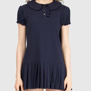 My Mum Made It Polo Mini Pleat Dress in size XL